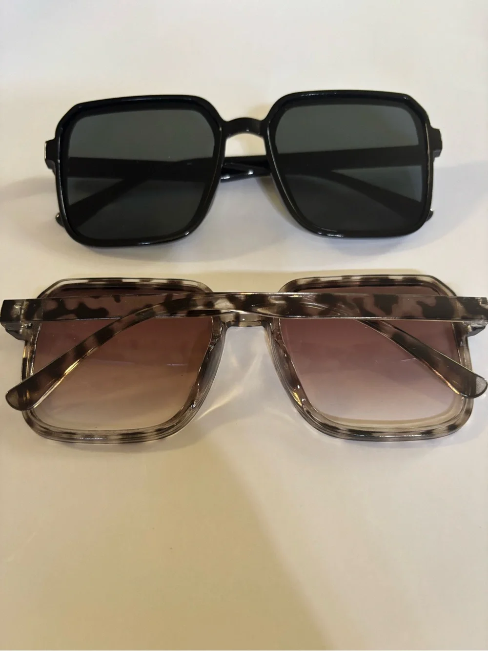 Women’s Square Fashion Sunglasses - Black